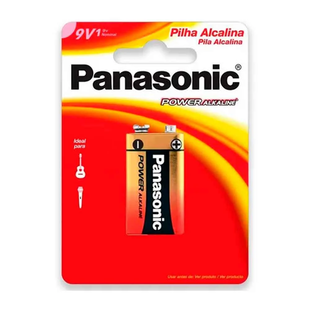 Bateria Alcalina 9v Panasonic 